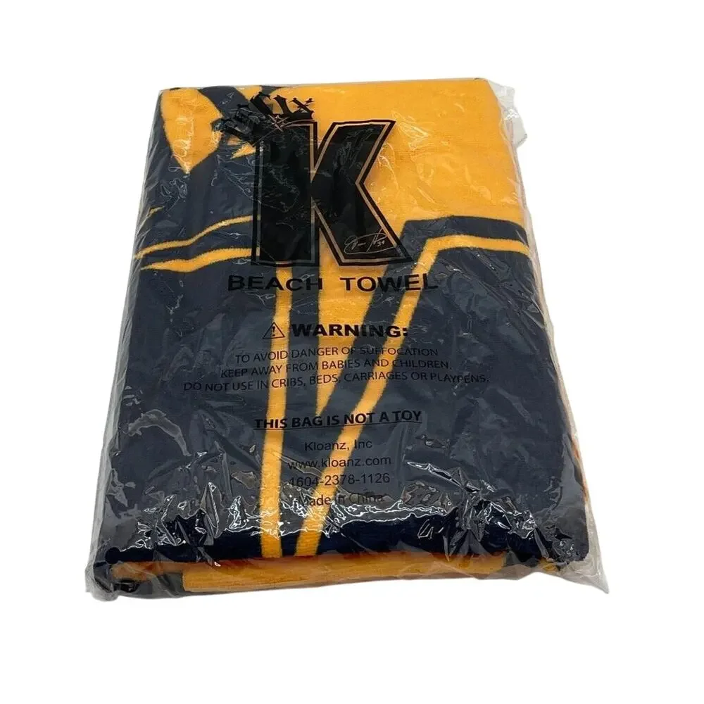 Yellow Beach Towel of King Felix Hernandez Seattle Mariners Giveaways Brand New